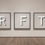 Three framed pictures with the word rft on them, introducing Relational Frame Theory.