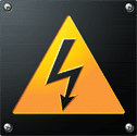 A yellow and orange lightning symbol on a black background for RFT0711 example