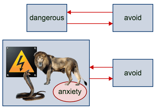 An image of a lion and a snake showcasing the theme of Avoiding Anxiety.