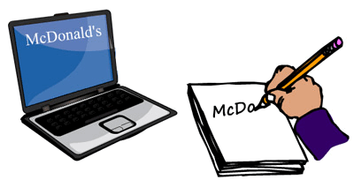 Mcdonald's dictation