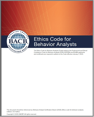 The BACB Ethics Code provides guidelines for behavior analysis ethics.